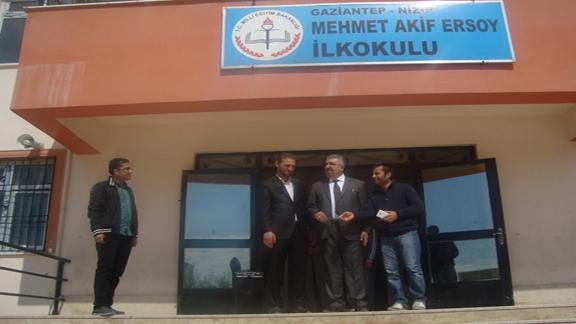 İlçe Milli Eğitim Müdürümüz Cengiz GÜNDEŞ, Mehmet Akif Ersoy ilkokulunu Ziyaret Etti.