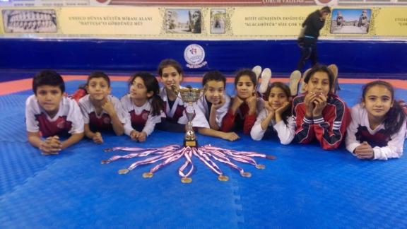 Kumla Ortaokulu Öğrencileri  Kick Boks Okullar Arası Minikler Kategorisinde  Türkiye Birincisi Oldu