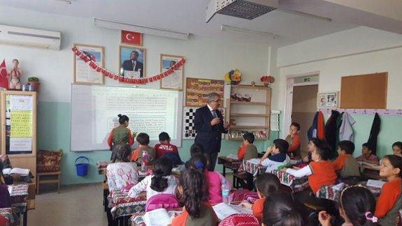 İlçe Milli Eğitim Müdürümüz Sayın Cengiz GÜNDEŞ, Hatice Seyit Çeker İlkokulu´nu Ziyaret etti.