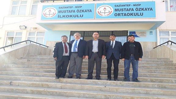 İlçe Milli Eğitim Müdürümüz Sayın Cengiz GÜNDEŞ, Mustafa Özkaya Ortaokulu´nu ziyaret etti.