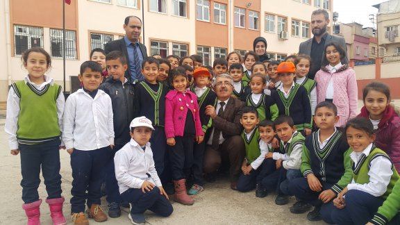 İlçe milli eğitim müdürümüz sayın Cengiz GÜNDEŞ Mehmet Akif Ersoy İlkokulunu ziyaret etti.