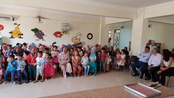 Zübeyde Hanım Anaokulu Yıl Sonu Proje Sergisi ve Okuma Yazma Kursu Belge Töreni yapıldı