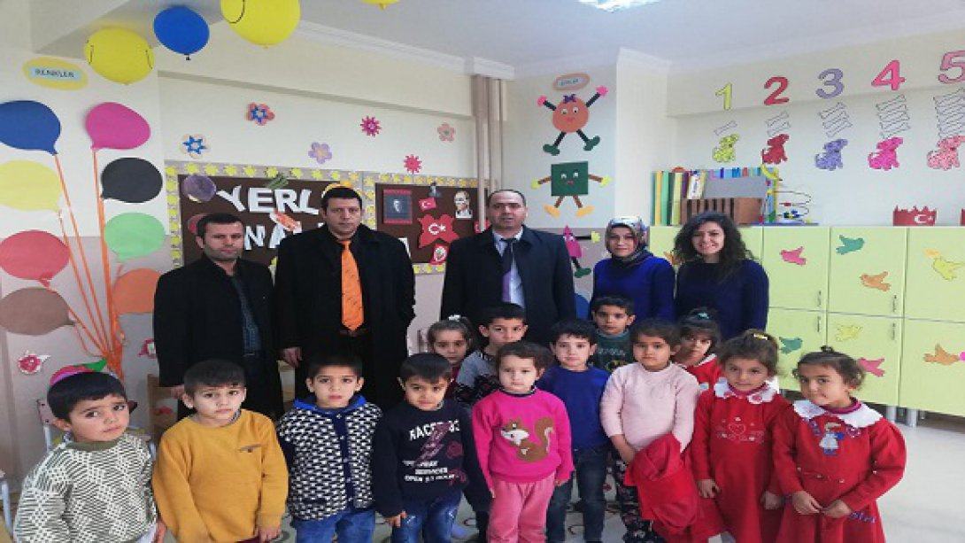 Şube Müdürlerimiz Mehmet DEMİR ve Yusuf CİCE Kumla İlkokulu/Ortaokulu´nu ziyaret etti.