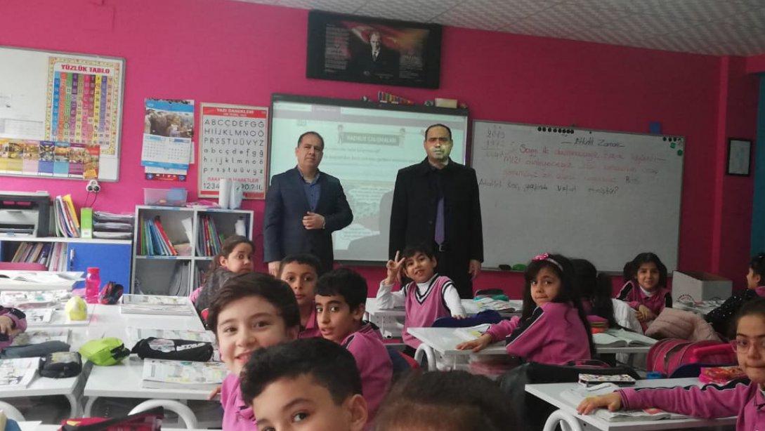 Şube Müdürümüz Mehmet DEMİR´den Dr. Abdulkadir Erdil İlkokulu´na Ziyaret