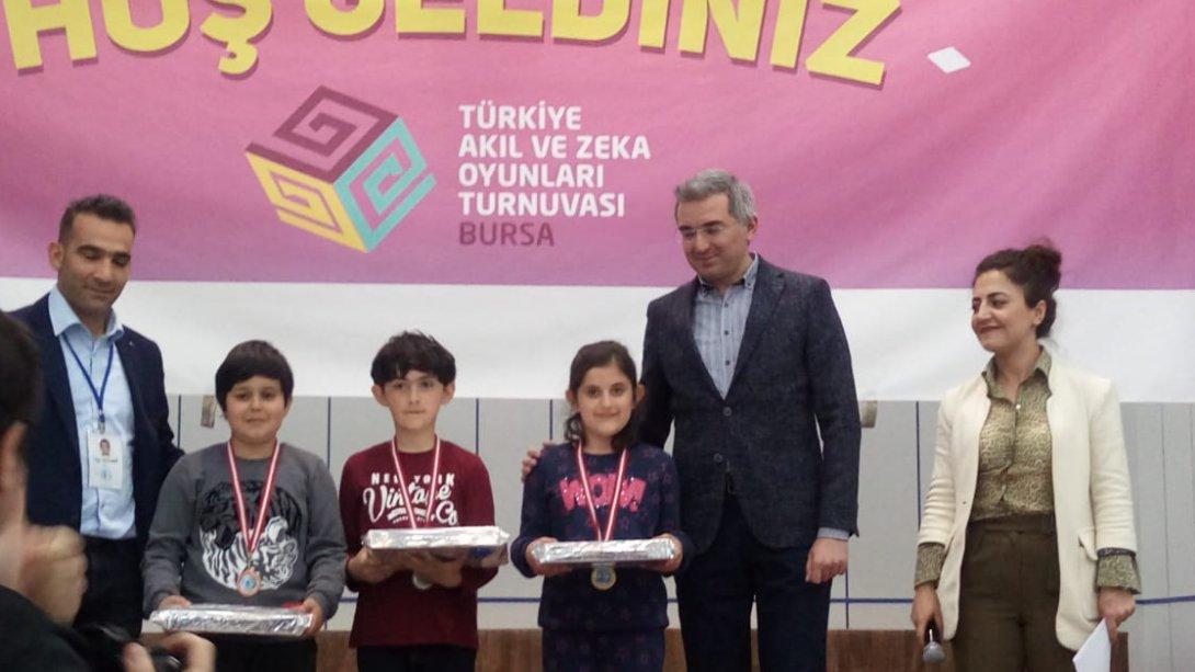 İslim Marufoğlu İlkokulu´ndan Akıl ve Zeka Oyunları Turnuvasında Büyük Başarı