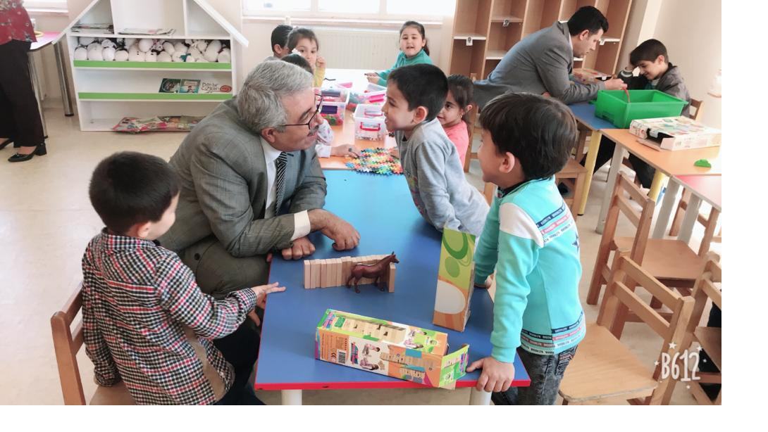 İlçe Milli Eğitim Müdürümüz Cengiz GÜNDEŞ´ten Dr.Nilüfer Mustafa Özyurt Anaokulu´na Ziyaret