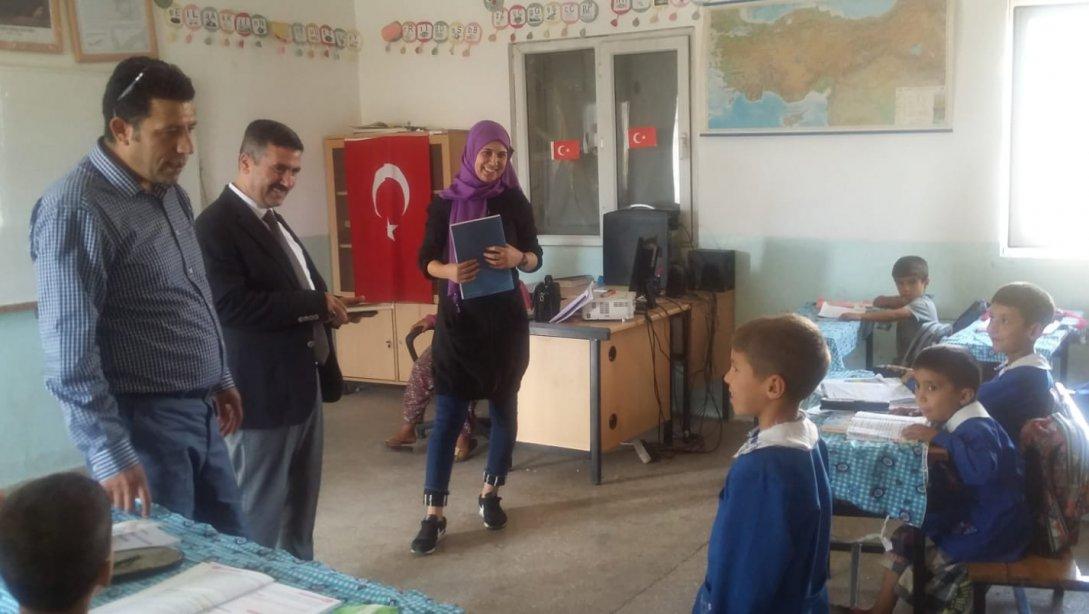 Şube Müdürlerimiz Yusuf CİCE ve Halil KENDİRCİ'den Duraklı Şıhhasan İlkokulu'na Ziyaret
