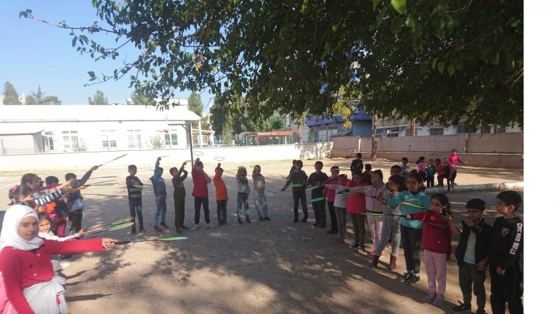 Nizip İlkokulu'ndan Spor Şehri Gaziantep Projesine Büyük Destek