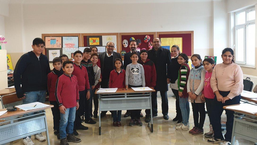İlçe Milli Eğitim Şube Müdürümüz Mehmet DEMİR 'den Enver Mebrure Okan Ortaokulu'na Ziyaret