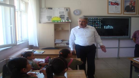 İlçe Milli Eğitim Müdürü Cengiz GÜNDEŞ Fatma Alkan İlkokulunu Ziyaret etti.
