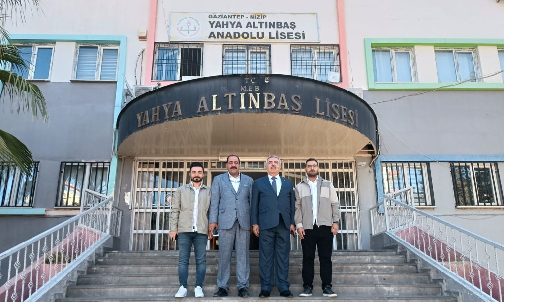 İlçe Milli Eğitim Müdürümüz Cengiz GÜNDEŞ Yahya Altınbaş Anadolu Lisemizi Ziyaret Etti