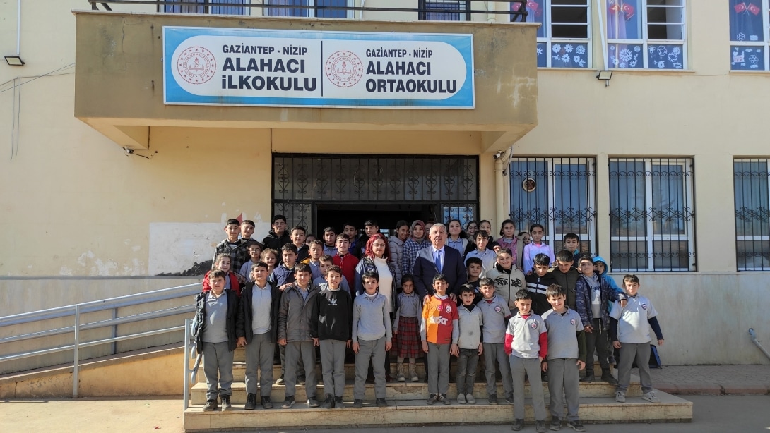 İlçe Milli Eğitim Müdürümüz Cengiz Gündeş'in Yeniyazı ve Alahacı Okul Ziyaretleri