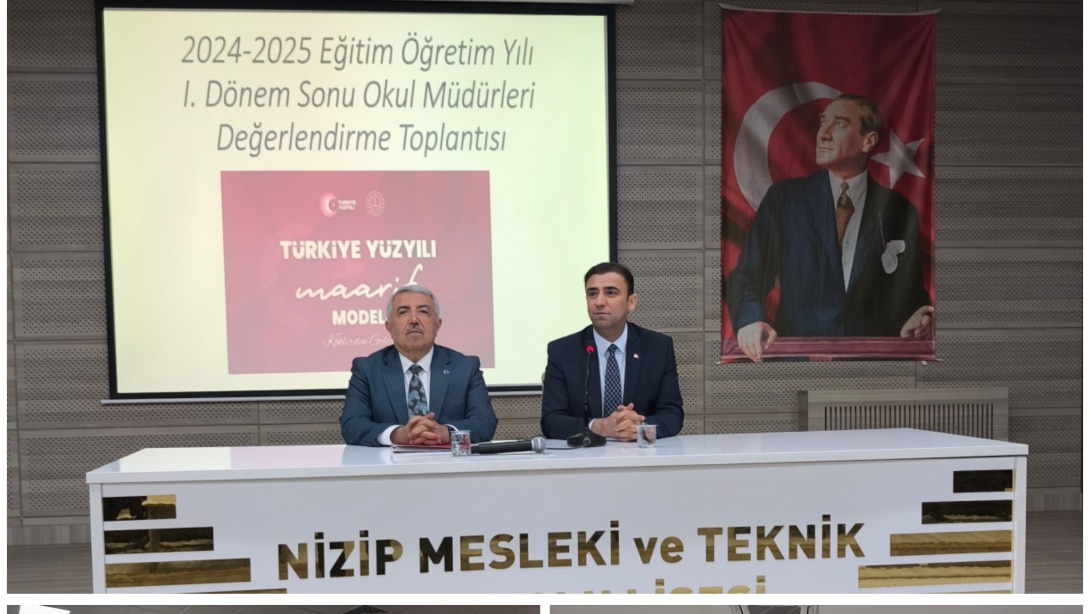 Okul Müdürleri Dönem Sonu Değerlendirme Toplantısı Gerçekleştirildi